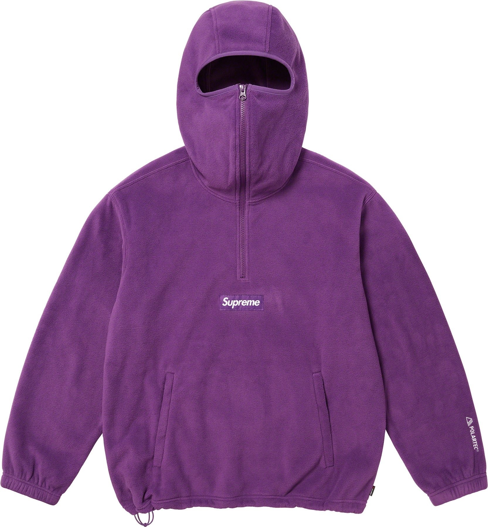 Polartec® Facemask Half Zip Hooded Sweatshirt view 14